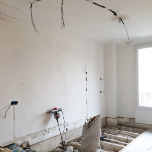 Cuisine du duplex avant travaux