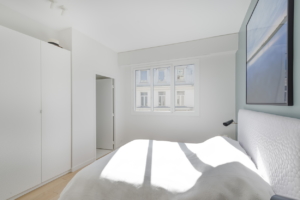 La chambre Rénovation haut de gamme d'un appartement de 140m2 dans le 7è