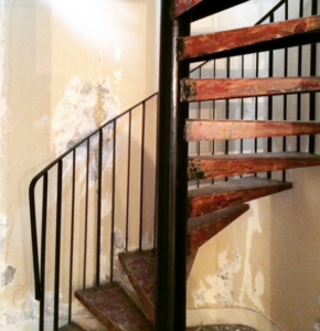 Reprise de l'escalier en colimaçon