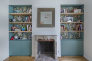 Le salon après les travaux de rénovation - appartement de 180m2