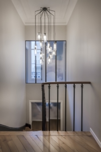 Haut de l'escalier après travaux