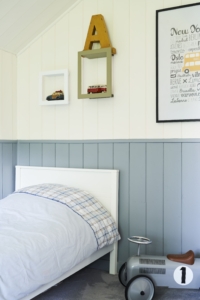 Chambre enfant dans les tons bleu