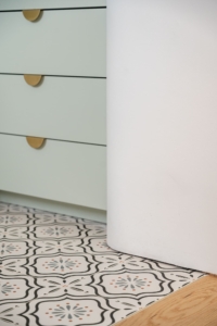 Détail des finitions de la cuisine