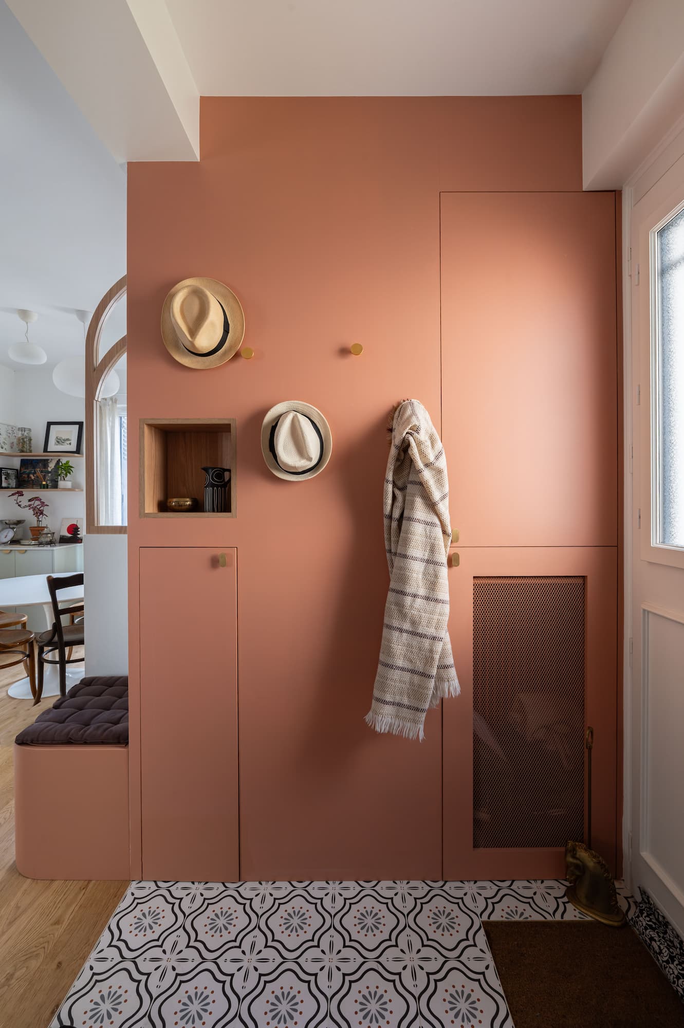 Meuble sur mesure dans l’entrée Meuble sur mesure dans l'entrée