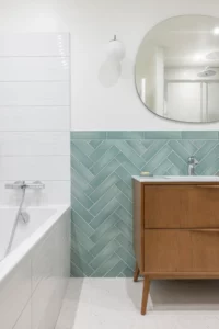 Transformation d'un ancien cabinet médical en appartement - Salle de bain