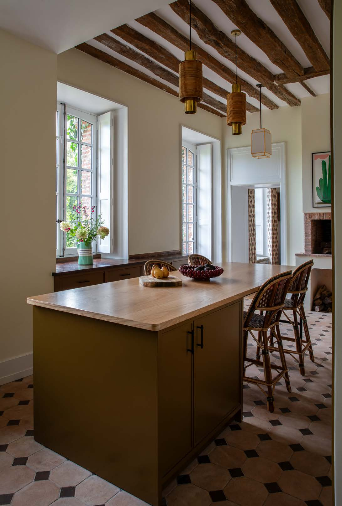 Cuisine réhabilitée d’une maison à Épinay, Normandie Cuisine réhabilitée d'une maison à Épinay, Normandie