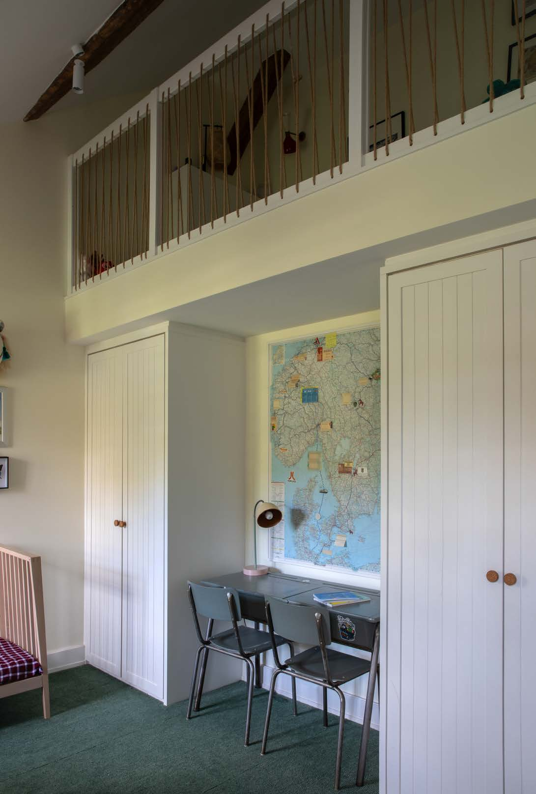 Aménagement d’une chambre avec mezzanine à Épinay Aménagement d'une chambre avec mezzanine à Épinay